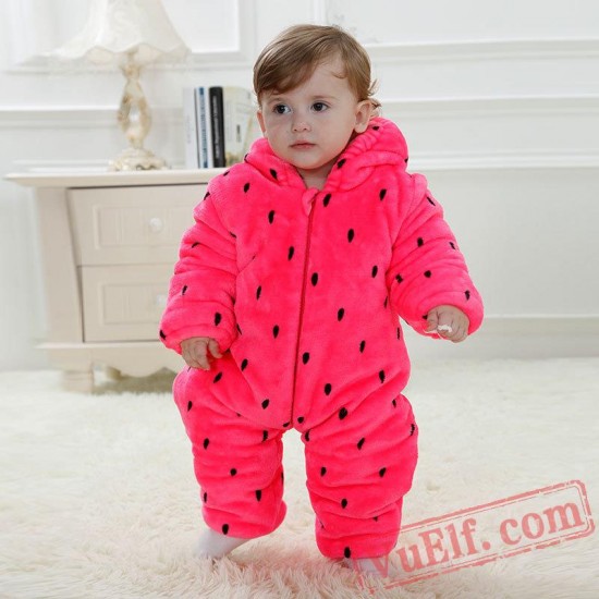 Baby Sunflower / Strawberry Kigurumi Onesie Costume