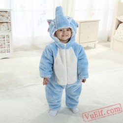 Baby Elephant Kigurumi Onesie Costume