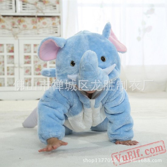 Baby Elephant Kigurumi Onesie Costume