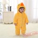 Baby Yellow Duck Kigurumi Onesie Costume