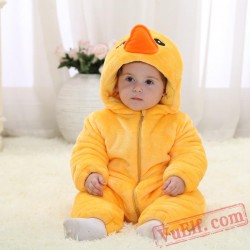 Baby Yellow Duck Kigurumi Onesie Costume