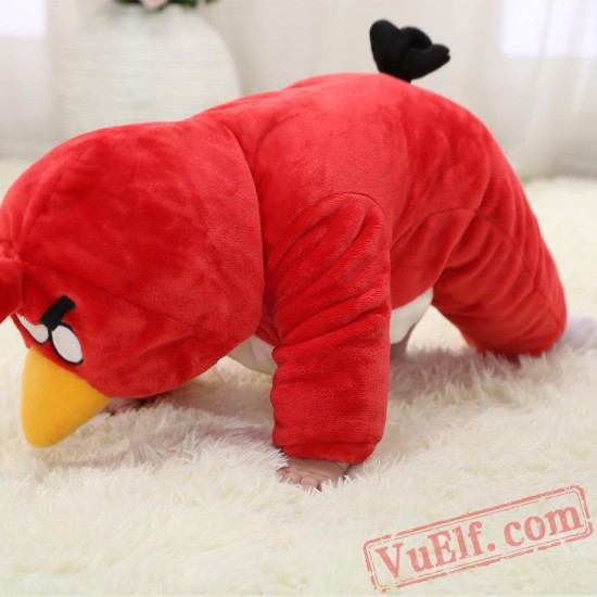 Baby Red Birdie Kigurumi Onesie Costume