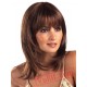 Puffy Mid Length Brown Wigs for Women