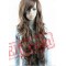 Long Curly Puffy Brown Wigs for Women