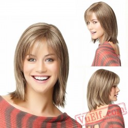 Straight Short Blonde Wigs for Women