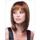 Puffy Mid Length Brown Wigs for Women