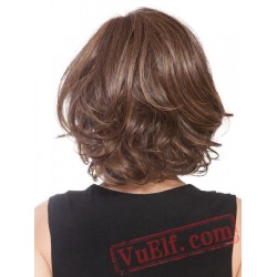 Short Brown Curly Wigs for Women