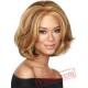 Short Curly Blonde Wigs for Women