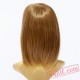 Golden Straight Short Wigs for Women