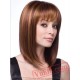 Puffy Mid Length Brown Wigs for Women