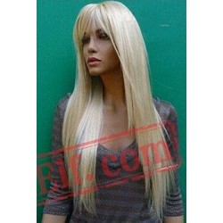 Straight Long White Wigs for Women