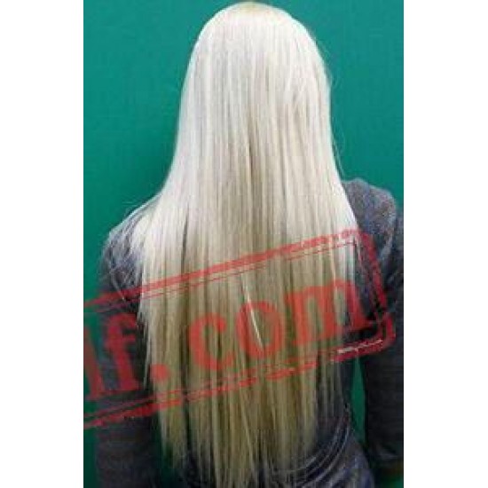 Straight Long White Wigs for Women