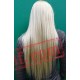 Straight Long White Wigs for Women