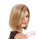 Mid Parting Brown Blonde BOBO Wigs for Women