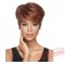 Red Puffy Short Curly Wigs for Women