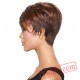 Red Puffy Short Curly Wigs for Women