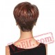 Red Puffy Short Curly Wigs for Women