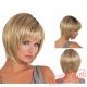 Puffy Mid Parting Blonde Short Wigs for Women