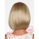 Mid Parting Puffy Blonde Short Wigs for Women