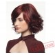 Mid Length Curly Purple Wigs for Women