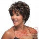 Short Puffy Brown Curly Wigs for Women