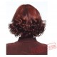 Mid Length Curly Purple Wigs for Women