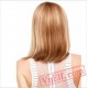 Mid Length Side Parting Blonde Wigs for Women