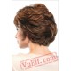 Short Puffy Brown Curly Wigs for Women