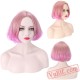 Short Colored Cosplay Wigs for Women