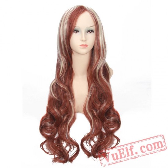 Long Straight Brown Wigs for Women