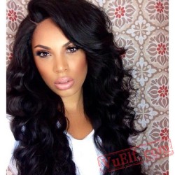 Black Long Curly Fashion Wigs for Women