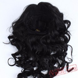 Black Long Curly Fashion Wigs for Women