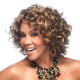 Fashion Short Curly Brown Wigs for Women