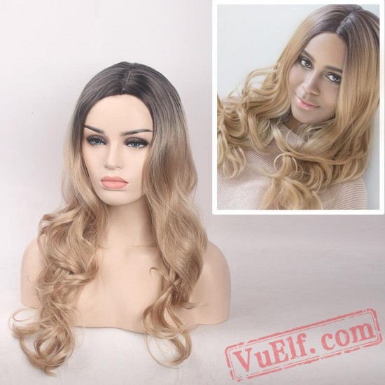 Gold Cosplay Wigs for Women