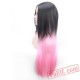Colored Long Black Wigs for Women