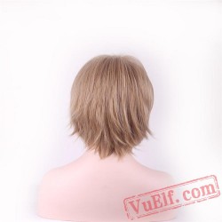 Brown Short Fashion Wigs for Women