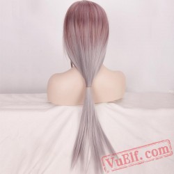 Brown Straight Long Cosplay Wigs for Women