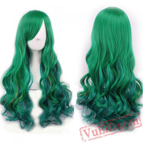 Green Cosplay Wigs for Women