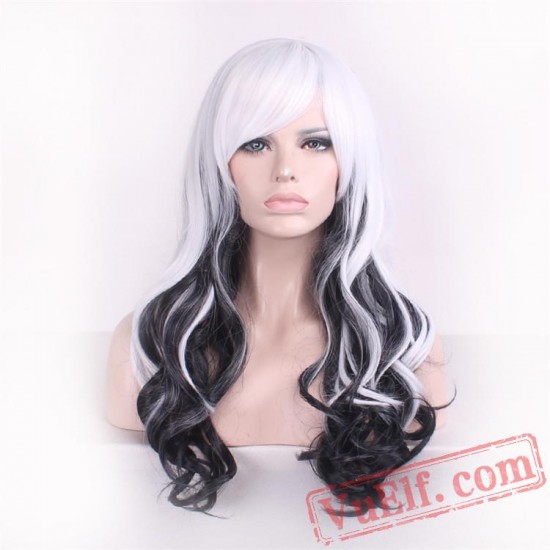 Black & White Lolita Wigs for Women