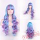 Curly Purple Lolita Wigs for Women