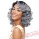 Sliver Short Curly Wigs for Women