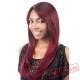 Red Long Curly Puffy Wigs for Women