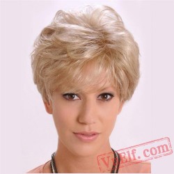 Short Curly Puffy Cosplay Wigs for Women