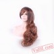 Black & Brown Long Curly Wigs for Women