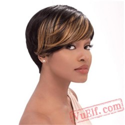 Short Curly Puffy Wigs for Women
