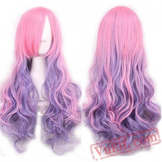 Purple Fshion Lolita Wigs for Women