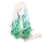 Gold & Green Cosplay Wigs for Women