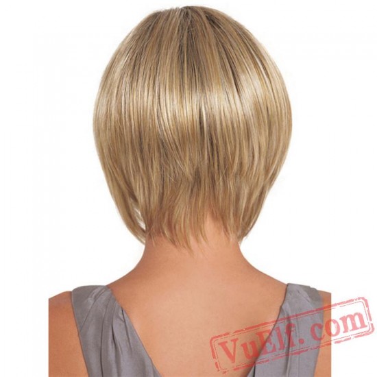 Short Puffy Culy Wigs for Women