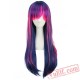 Colored Long Straight Lolita Wigs for Women