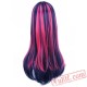 Colored Long Straight Lolita Wigs for Women